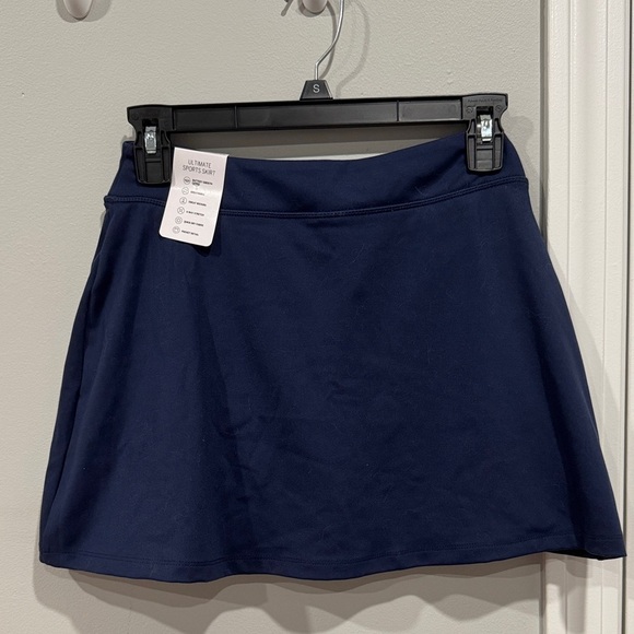 PINK Victoria's Secret Dark Blue Skater Skirt/Skort (A1-5) - Picture 3 of 7